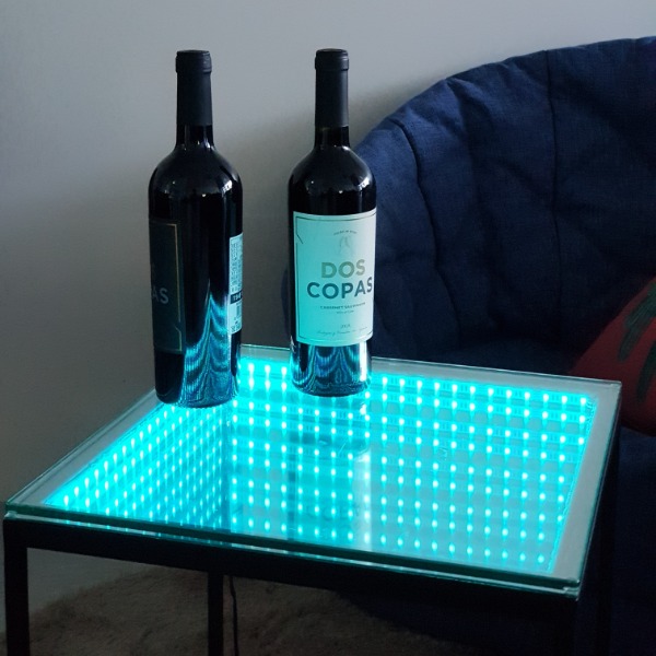 LED RGB 무드 스틸 무드 라이팅 테이블